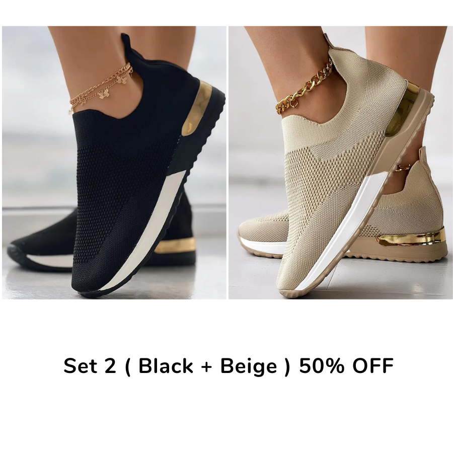 🔥 Hot Selling - Save 50% OFF 🔥 Women's Orthopedic Breathable Knit Sneakers
