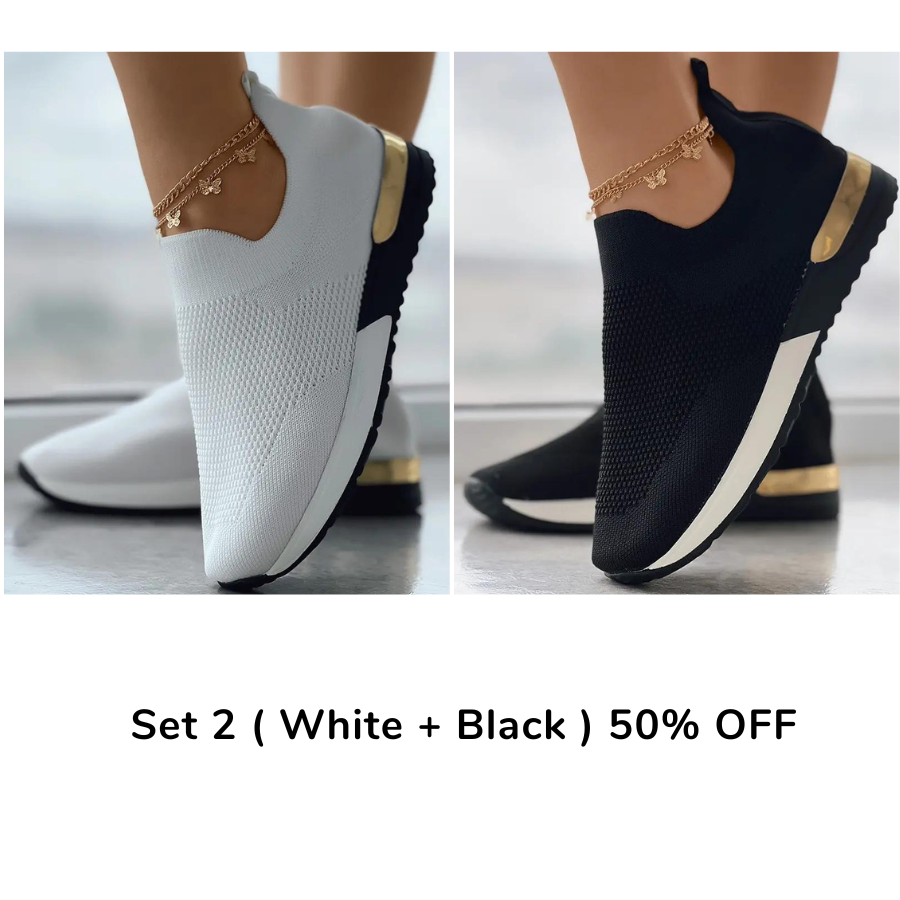 🔥 Hot Selling - Save 50% OFF 🔥 Women's Orthopedic Breathable Knit Sneakers