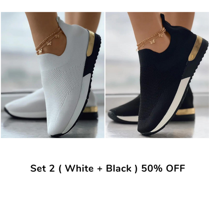 🔥 Hot Selling - Save 50% OFF 🔥 Women's Orthopedic Breathable Knit Sneakers