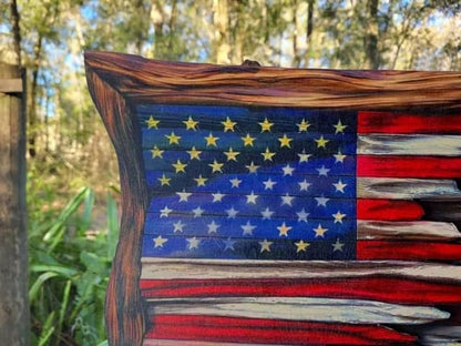 🔥Last Day Flash Sale - 50% OFF🔥 -Wooden American Flag🔥BUY 2 FREE SHIPPING🔥