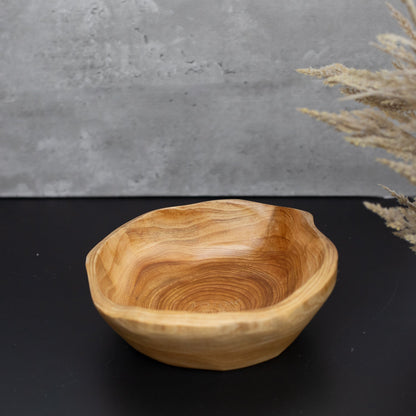 Wooden Bowl Gift Set - Scented White