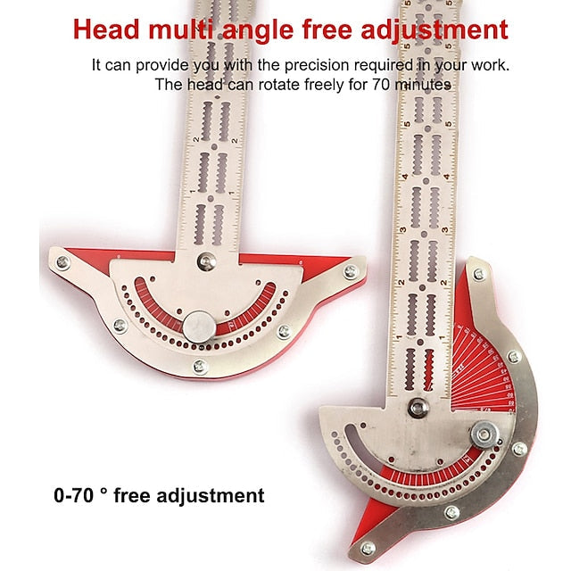 Woodworker Edge Rule Stainless Steel Square Edge Ruler