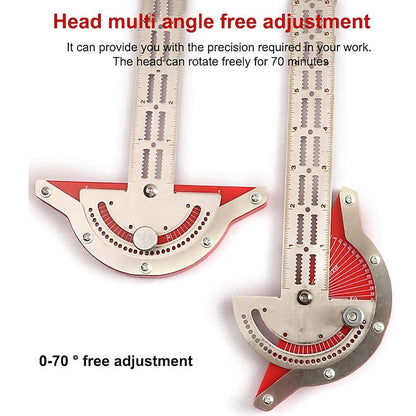 Woodworker Edge Rule Stainless Steel Square Edge Ruler