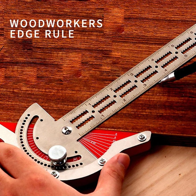 Woodworker Edge Rule Stainless Steel Square Edge Ruler