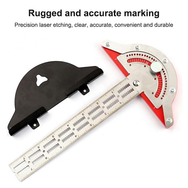 Woodworker Edge Rule Stainless Steel Square Edge Ruler