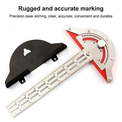 Woodworker Edge Rule Stainless Steel Square Edge Ruler
