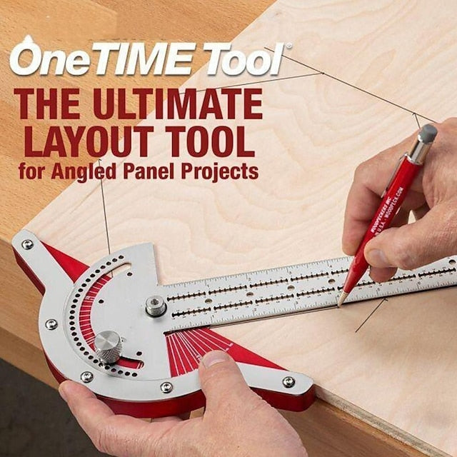 Woodworker Edge Rule Stainless Steel Square Edge Ruler
