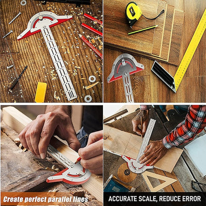 Woodworker Edge Rule Stainless Steel Square Edge Ruler