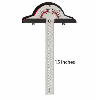 Woodworker Edge Rule Stainless Steel Square Edge Ruler
