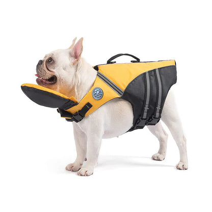Dog Life Jacket – Adjustable Pet Swimming Vest with Chin Support & Rescue Handle