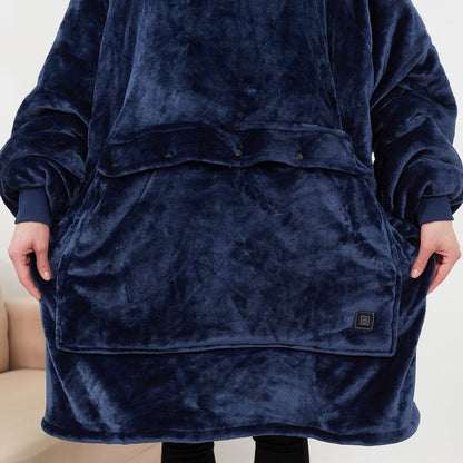 CozyCore Heated Oversized Hoodie Blanket