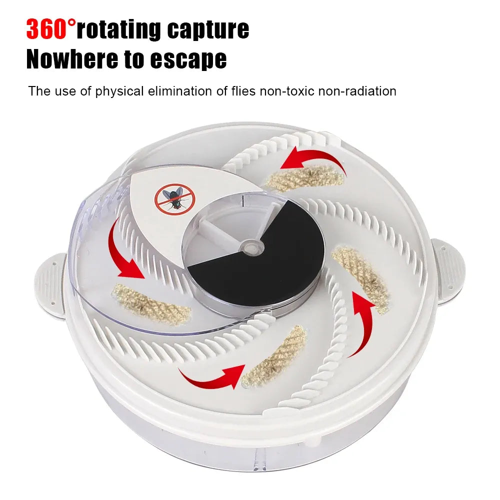Electric Pest Repeller USB Insect Catcher: Indoor/Outdoor Pest Control, Automatic Fly Catcher, Non-Toxic Solution