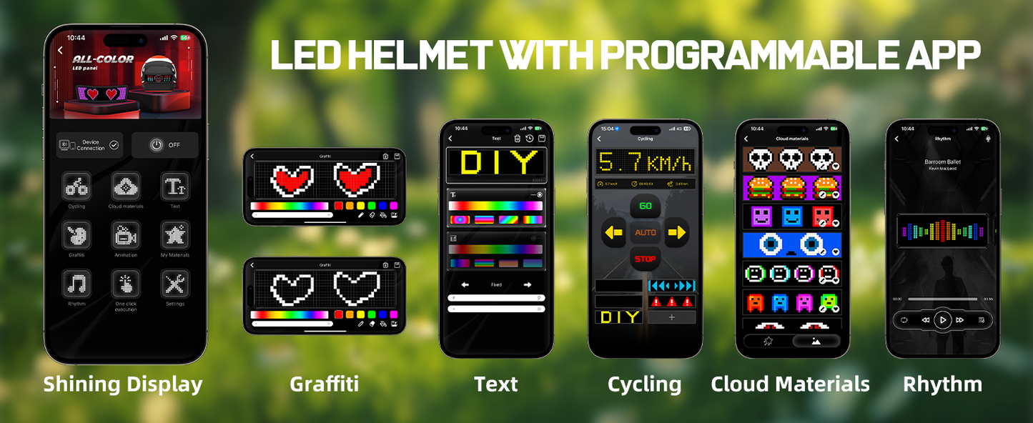 Smart Bike Helmet with Intelligent App Control & Built-In Safety System