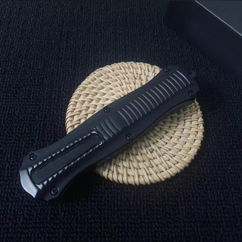 Outdoor knife portable zinc alloy tactical knife EDC folding self-defense knife