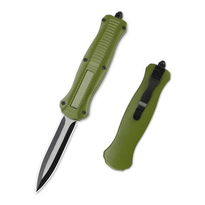 Outdoor knife portable zinc alloy tactical knife EDC folding self-defense knife