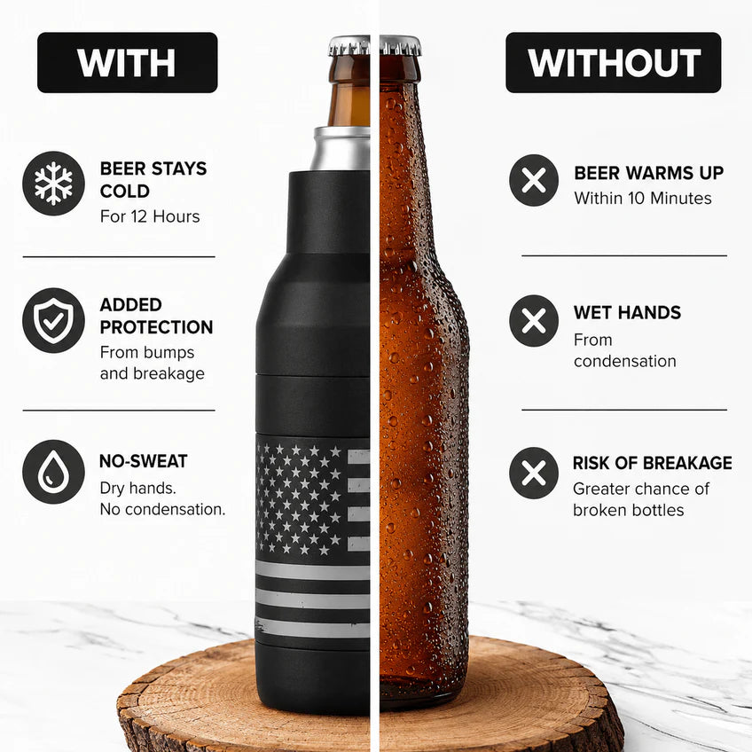 Insulated Beer Bottle Cooler Sleeve