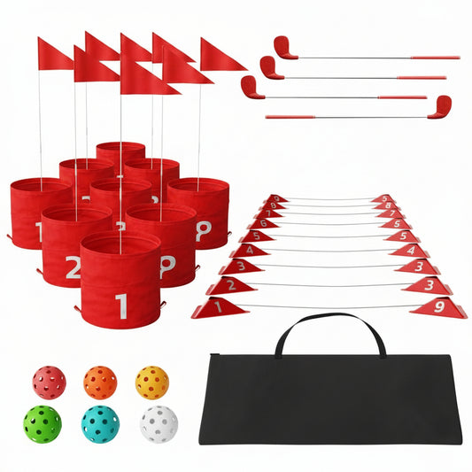 BackyardPro  Portable Bucket Golf Game Set