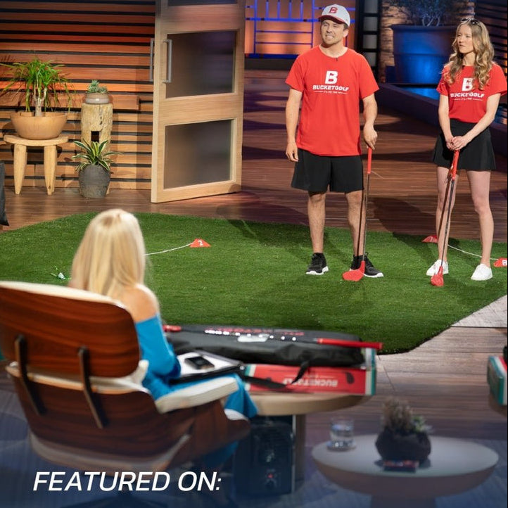 BackyardPro  Portable Bucket Golf Game Set