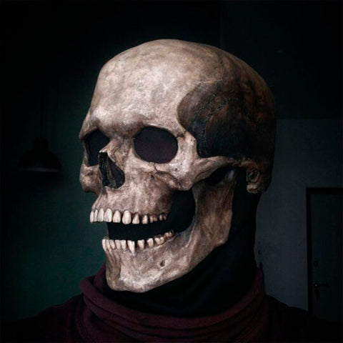 SkullMask™ Full Head Skull Mask with Movable Jaw