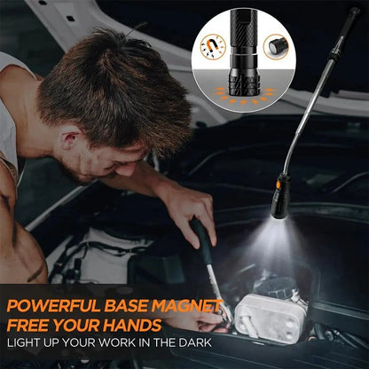 MagReachExtendable Magnetic Pickup Tool with LED Light