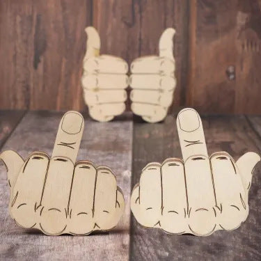 Middle Finger Brooch