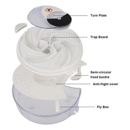 Electric Pest Repeller USB Insect Catcher: Indoor/Outdoor Pest Control, Automatic Fly Catcher, Non-Toxic Solution