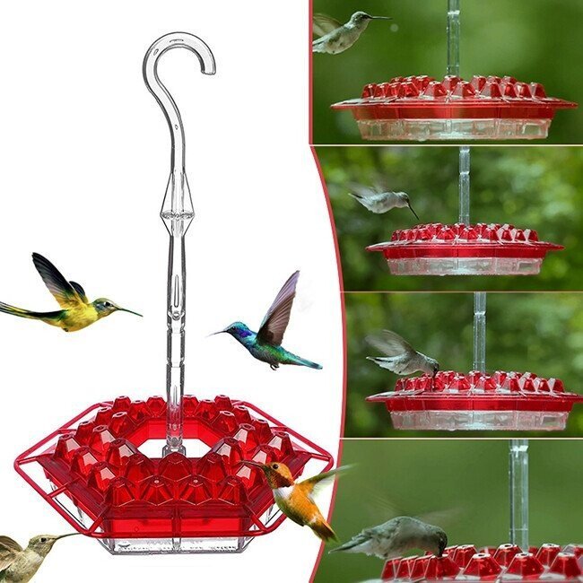 MARY'S HUMMINGBIRD FEEDER WITH PERCH
