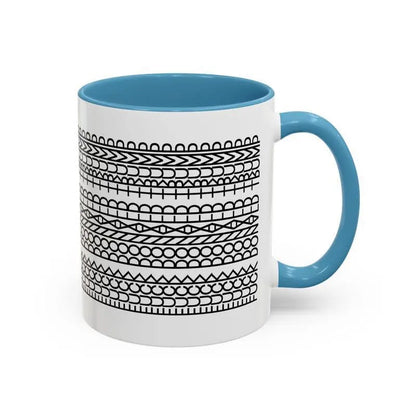 Funny Tire Track Coffee Mug – 15oz Ceramic Novelty Mug