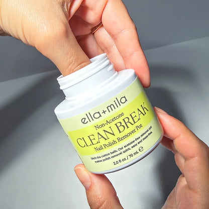 Clean Break Non-Acetone Nail Polish Remover Pot