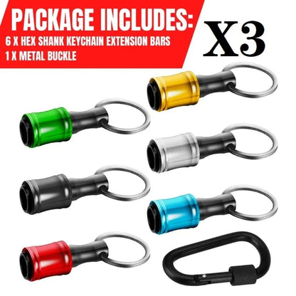 🔥1/4" Hexagonal screwdriver head bracket hiking buckle