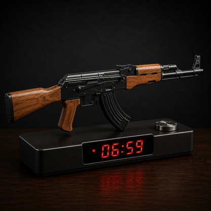 WakeBlaster™ Gatling-Style Digital Alarm Clock