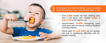 Portable Anti-Choking Suction Device with 3 Face Masks