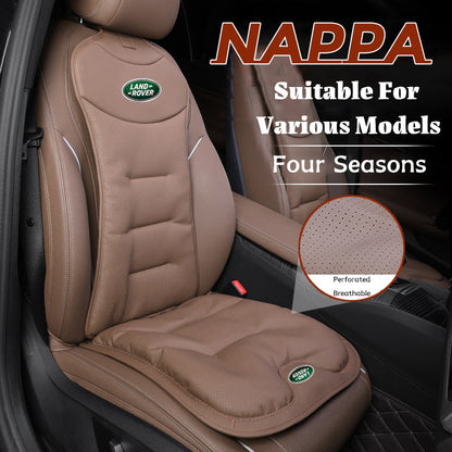 🔔Car Seat Cushion Premium Nappa Leather Comfortable Seat Back