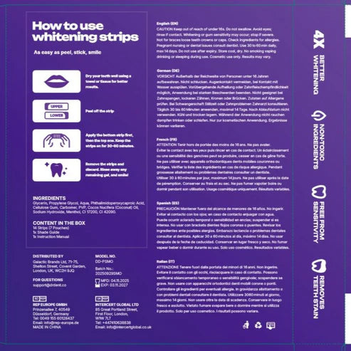 Color-Correct Whitening Strips