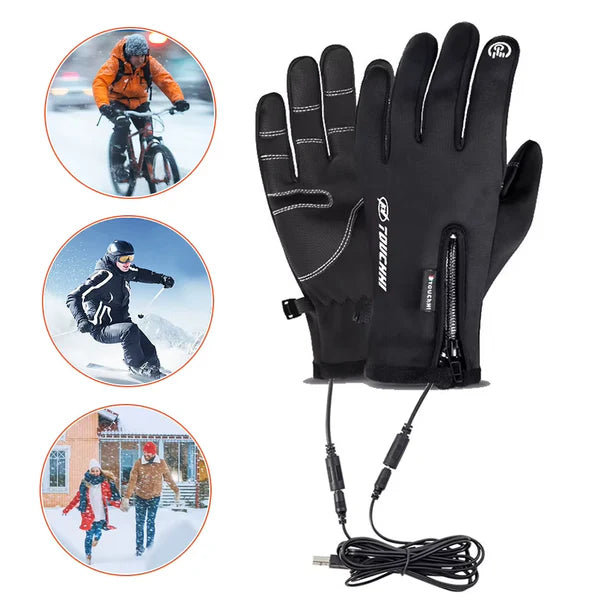 Waterproof Heated Winter Gloves
