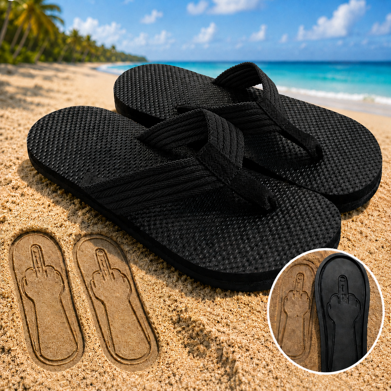 PrankPrint Flip Flops