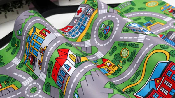 RoadPlay Mouse Pad™ – Colorful City Road Mouse Pad for Office, Gaming & Kids' Desks