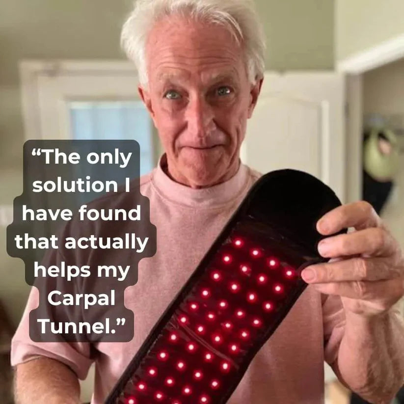 LumiFlex Therapy Wrap – Red & Infrared Light Therapy Wrap for Hands, Wrists, Elbows & Joint Support