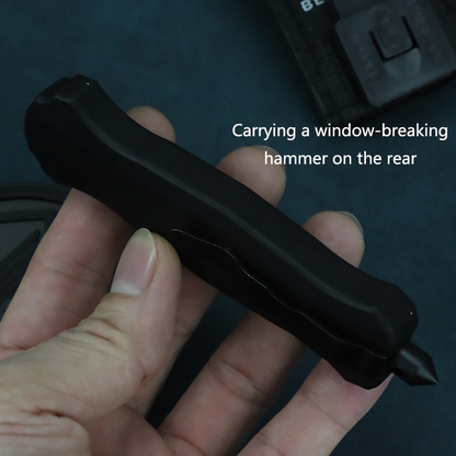 Outdoor knife portable zinc alloy tactical knife EDC folding self-defense knife
