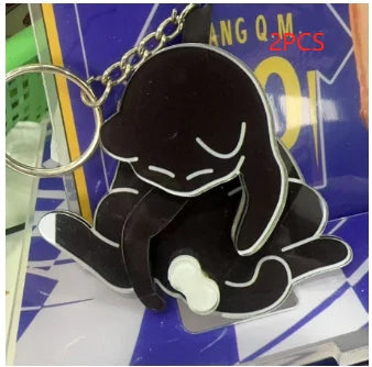 Playful Cat Keychain™ – Cute Spinning Kitten Keychain for Bags, Keys & Phones