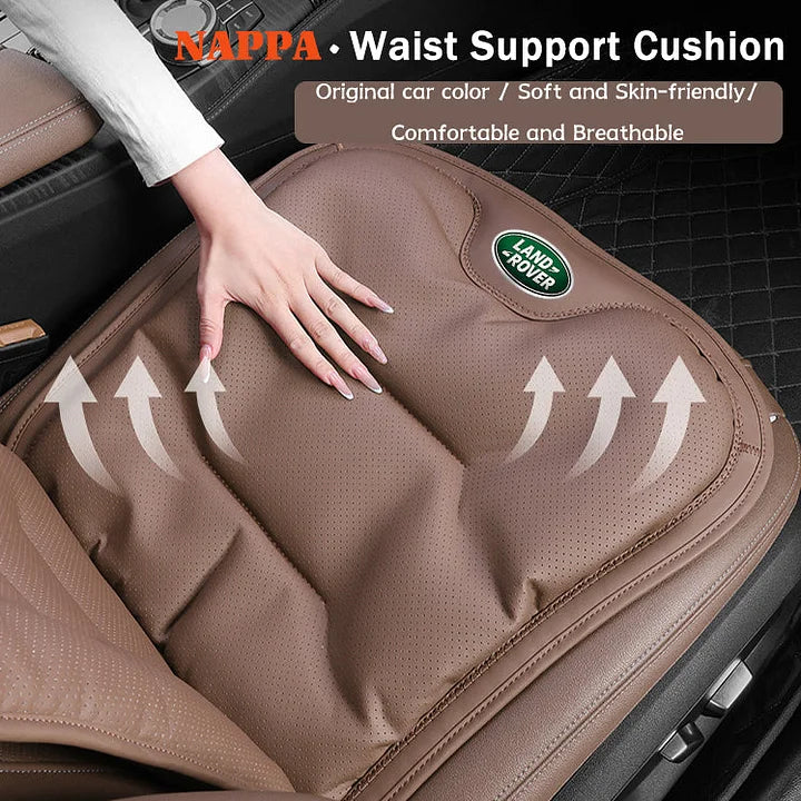 🔔Car Seat Cushion Premium Nappa Leather Comfortable Seat Back