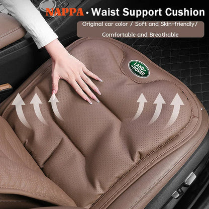 🔔Car Seat Cushion Premium Nappa Leather Comfortable Seat Back