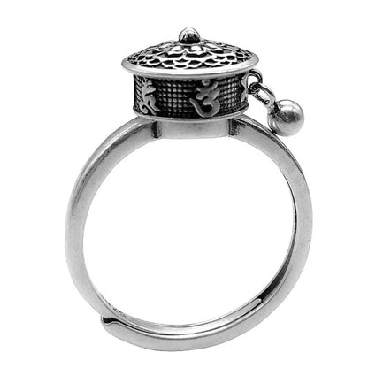 Lotus Anxiety Ring | Handcrafted Healing Ring
