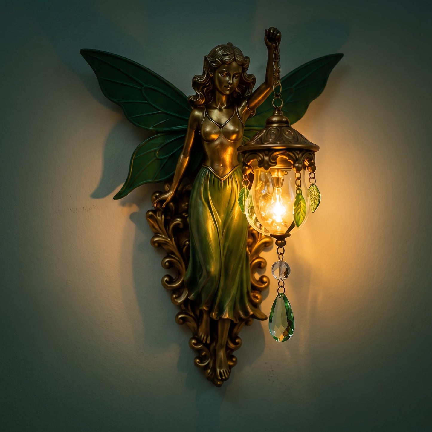 FaeGlow Enchanted Fairy Wall Lantern
