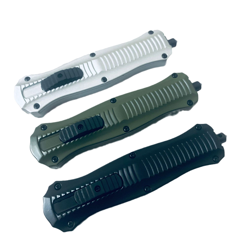Outdoor knife portable zinc alloy tactical knife EDC folding self-defense knife