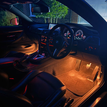 4 Wireless Car Interior Ambient Lights