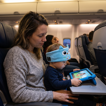 Kids Bluetooth Headband Headphones – Soft Sleep Mask Music Headwear