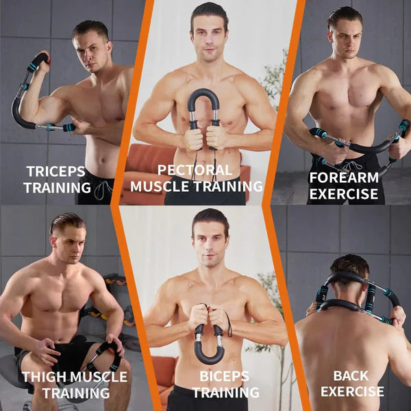 Dual Spring Arm Exerciser Bar