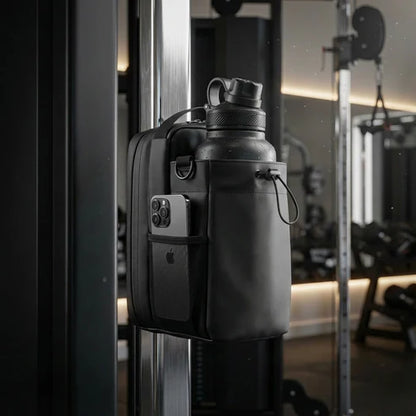 Magnetic Gym Bag for Men and Women - Sling Bottle With Magnetic Attachmment