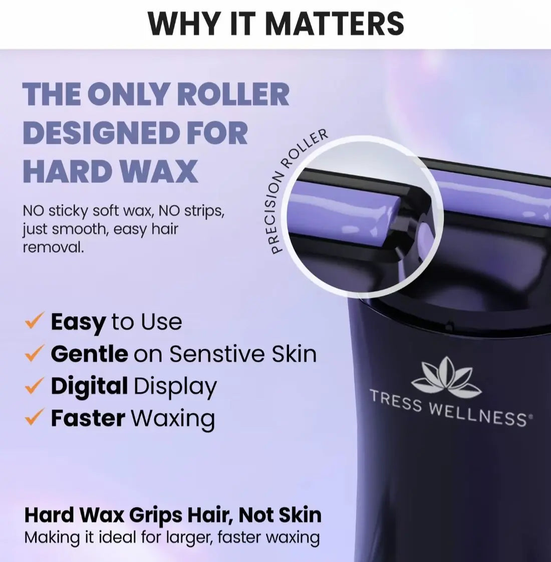 Hard Wax Roller for Body Hair Removal